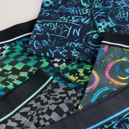 NEXT Boys Pack Of 5 Abstract Printed Trunks image 3