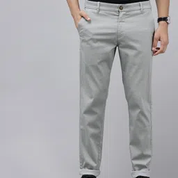 U.S. Polo Assn. Men Textured Austin Trim Fit Trousers-picture-28