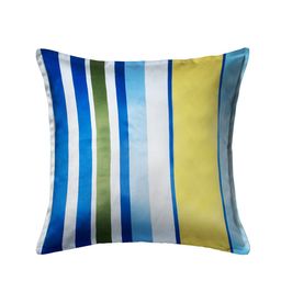 HOUZZCODE Set of 2 Striped Square Cushion Covers image 4