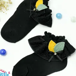 The Little Lookers Kids Patterned Cotton Ankle-Length Socks-66
