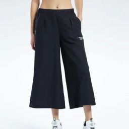 Reebok Black Mid Rise Sports Track Pants-image-73
