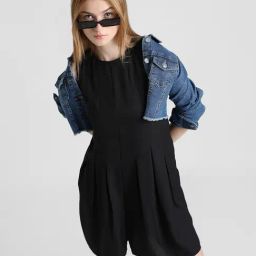 Only Black Above Knee Jumpsuit-image-43