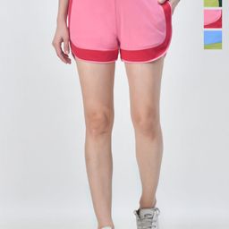 BAESD Women Pack Of 4 High-Rise Hot Pants Shorts-image-60