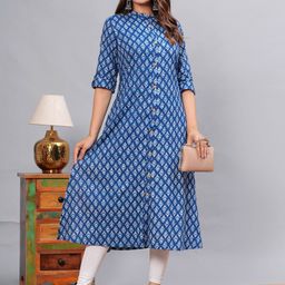 HERE&NOW Women Ethnic Motifs Printed Kurta-39