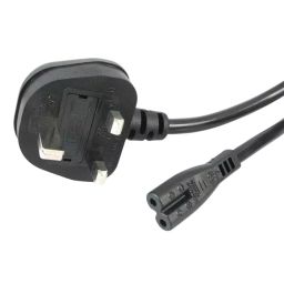 StarTech.com Right Angle CEE 7/7 Plug to Straight IEC C13 Socket Power Cord 1 m, PXTNB2SUK1M-image-40
