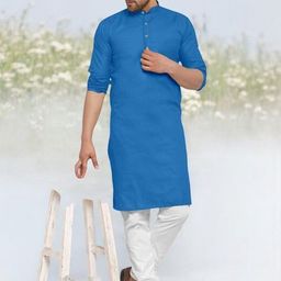 ANUJ FASHION Men Blended Kurtas-picture-3