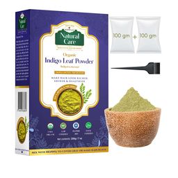 KOKILA Indigo Powder 100% Naturals & Organic Hair Coloring - 200g - Dark Brown-image-40