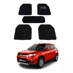 Auto Pearl DB7M324 PVC and Plastic Standard Mat for Maruti Suzuki Vitara Brezza 2005-2015 (Black)-48