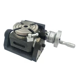 A.D INTERNATIONAL Rigid Precision HV4 Rotary Table Diameter 110 mm and 4 T Slots, CO-0N4T-5RZ9-11
