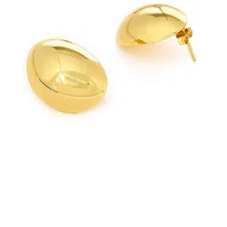 Ruby Raang Gold-Plated Teardrop Shaped Studs image 5