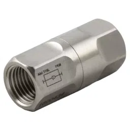 RS PRO 66061 Non Return Valve 1/8 in Female Inlet, 1/8in Tube Inlet, 1/8 in Female Outlet, 0.2 - 25bar Model No 2312702-picture-44