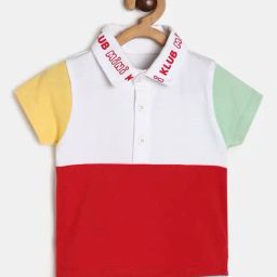 MINIKLUB Kids Multicolor Color Block Polo T-Shirt-image-49