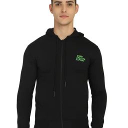 Dyca Black Regular Fit Hooded Jacket-picture-20