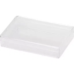 AS ONE Styrene Square Case Polystyrene Transparent, 1-4698-04 (Pack of 30)-picture-1