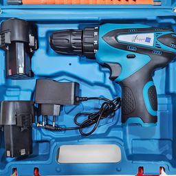 Shopper52 10MM Cordless Drill Kit Set - Blue | High Speed Battery Powered Wall Drilling Machine with 12V Li-ion Batteries | Dual Speed Keyless Chuck Drill Machine With Multiple Drilling Bits image 5