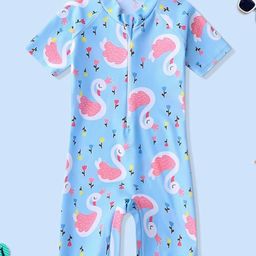YK Girls Printed Round Neck Legsuit-image-74