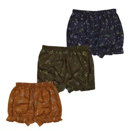 YELLOWDELIGHT Women Pack Of 3 Printed Cotton Boy Short Briefs-picture-47