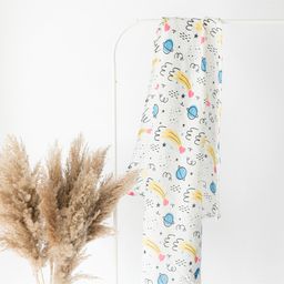 Yellow Doodle Organic Cotton Swaddle Wrappers - Multicolor-image-91
