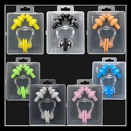 BitFeex Waterproof Silicone Swimming Earplugs Nose Clip Plugs Ear & Nose Protector Swimming Sets (Color Vay Mary)-21