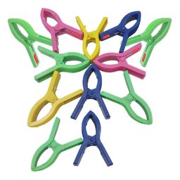 HAZEL Plastic Cloth Clips For Drying Clothes Set of 12 - Multi Color-17