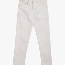 Tales & Stories Lycra Slim Fit Solid Jeans - White-image-33
