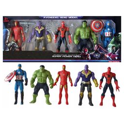ADKD Superhero Action Figure Toy Set of Small 5 Superheroes Toys- Random Design-18