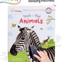 Intellibaby Touch N' Feel Farm Animals Story Board Book | Sensory Learning with Soft Textures & Vibrant Images | Discover Wild Life | Tactile Skill Development | BIS Certified | Ideal for Gifting | Paediatrician Approved - English-17