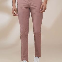 ColorPlus Men Mid-Rise Slim Fit Trousers-image-77