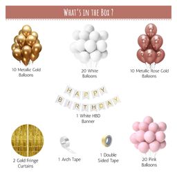Bubble Trouble Happy Birthday DIY Combo Pack of 65 - Multicolour image 2