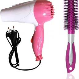 behtreen Supereme Design 1000w Foldable Hair Dryer and Hair Comb Brush Personal Care Appliance Combo-image-68