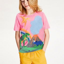 INCLUD Girls Graphic Printed Round Neck T-shirt-picture-41