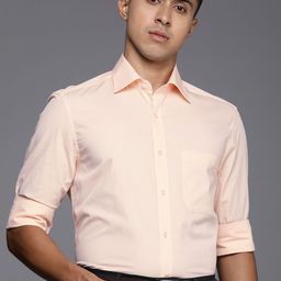 Louis Philippe Solid Classic Fit Pure Cotton Formal Shirt-image-93
