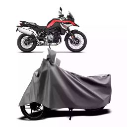 Auto Pearl Two Wheeler Cover with Bag for BMW F 850 GS, Silver-image-81