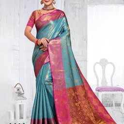 JAY FASHION Woven Design Zari Banarasi Saree-picture-54