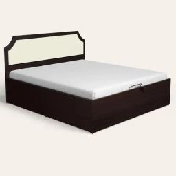 Godrej Interio Upmods N'Chant Engineered Wood Queen Hydraulic Bed - Cinnamon & Cream, Knock Down-image-86