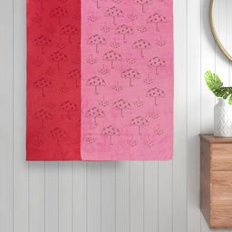 Myntra Elegant Homes Pink & Red 2 Pieces Printed Cotton 420 GSM Bath Towel-image-42