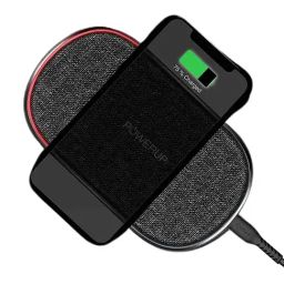 Powerup Stay Charged 15W High Speed Wireless Charger Pad (Grey)-39