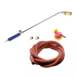 Thermo 60 Cms Long Gun Lpg Flamethrower/Gas Gun/Spray Torch/Gas Burner With Flat Handle & 5 Meter Yasung (Made In Korea) Gas Pipe With Clamps & High Pressure Gas Regulator-3