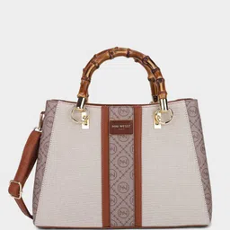 MINI WESST Printed PU Structured Shoulder Bag image 5