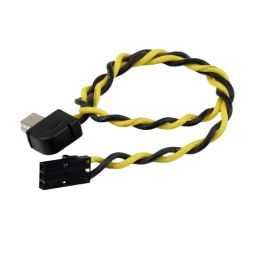 GoPro Hero 3 FPV Cable 90 Degree Mini USB To FPV Cable GoPro 3 FPV AV Cable With Right-Angle Mini USB Connector For GoPro Hero 3 Action Camera - RS3755GoPro Hero 3 FPV Cable 90 Degree Mini USB To FPV Cable GoPro 3 FPV AV Cable With Right-Angle Mini USB Connector For GoPro Hero 3 Action Camera - RS3755 image 2