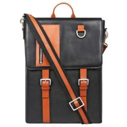 Hidesign Black Leather Medium Backpack-image-20