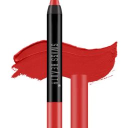 SWISS BEAUTY Non Transfer Matte Crayon Lipstick Red letter - 3.5 gm-45