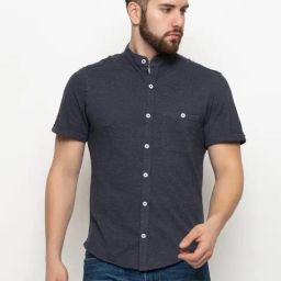 Club York Navy Melange Regular Fit Shirt-image-95