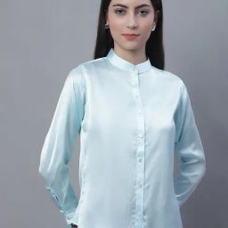 Jainish Sky Blue Casual Shirt-image-65