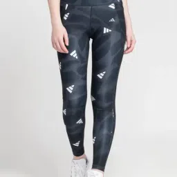 adidas Grey Printed Running Tights-picture-17