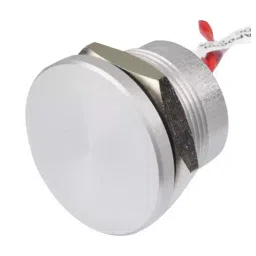 APEM PIEZO VANDAL RESIST SW, SPST, 24V, 0.2A, PBAR2AF0000-26
