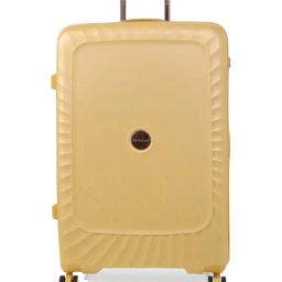 Romeing Sicily Yellow Textured Hard Case Large Trolley Bag - 75 cms-image-26