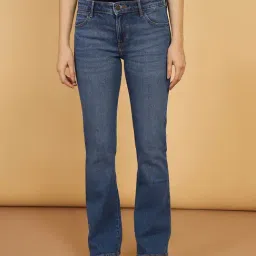Wrangler Blue Relaxed Fit Mid Rise Jeans-picture-4