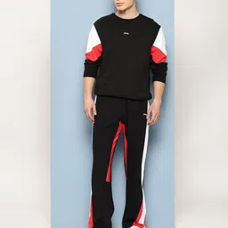 Slazenger Cotton Colourblocked Detail Athleisure Tracksuit-picture-13