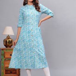 JAIPURI COLLECTION Printed A-Line Kurtas-picture-0